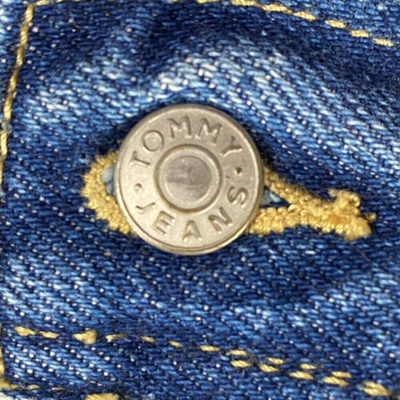 Tommy Hilfiger Tommy Jeans Women's Logo Patch Denim Jean Jacket, Size Medium - Picture 10 of 16